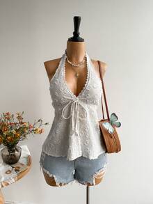 Women's Backless Beach Outfit