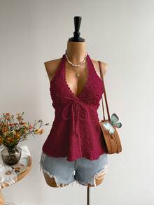 Women's Backless Beach Outfit